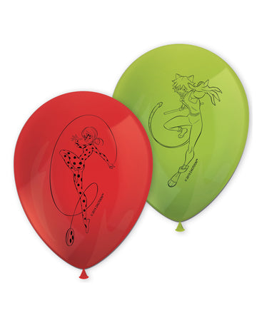 8 zázračných latexových balónov Ladybug