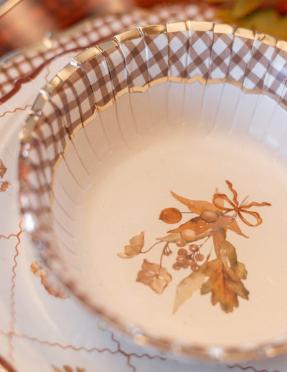 8 papierových misiek Cottage Living 13,5 cm