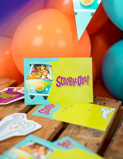 8 pozvánok Scooby-Doo™ s obálkami 10x16 cm