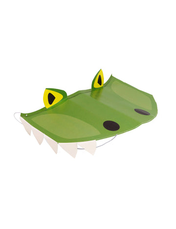 8 veľkých párty čiapok s dinosaurom a gumičkou