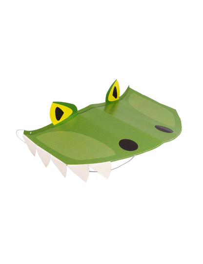 8 veľkých párty čiapok s dinosaurom a gumičkou