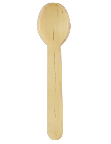 8 drevených lyžíc 15 cm ekologicky zodpovedný