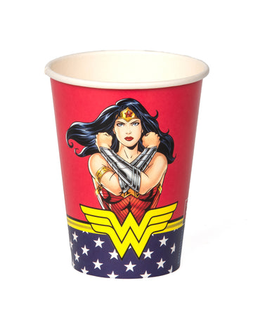 8 Wonder Woman 210 ml kartónové poháre