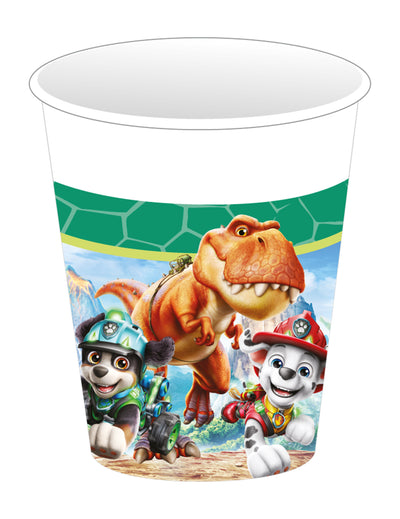 8 papierových pohárov Labková patrola™ Dino movie 200 ml