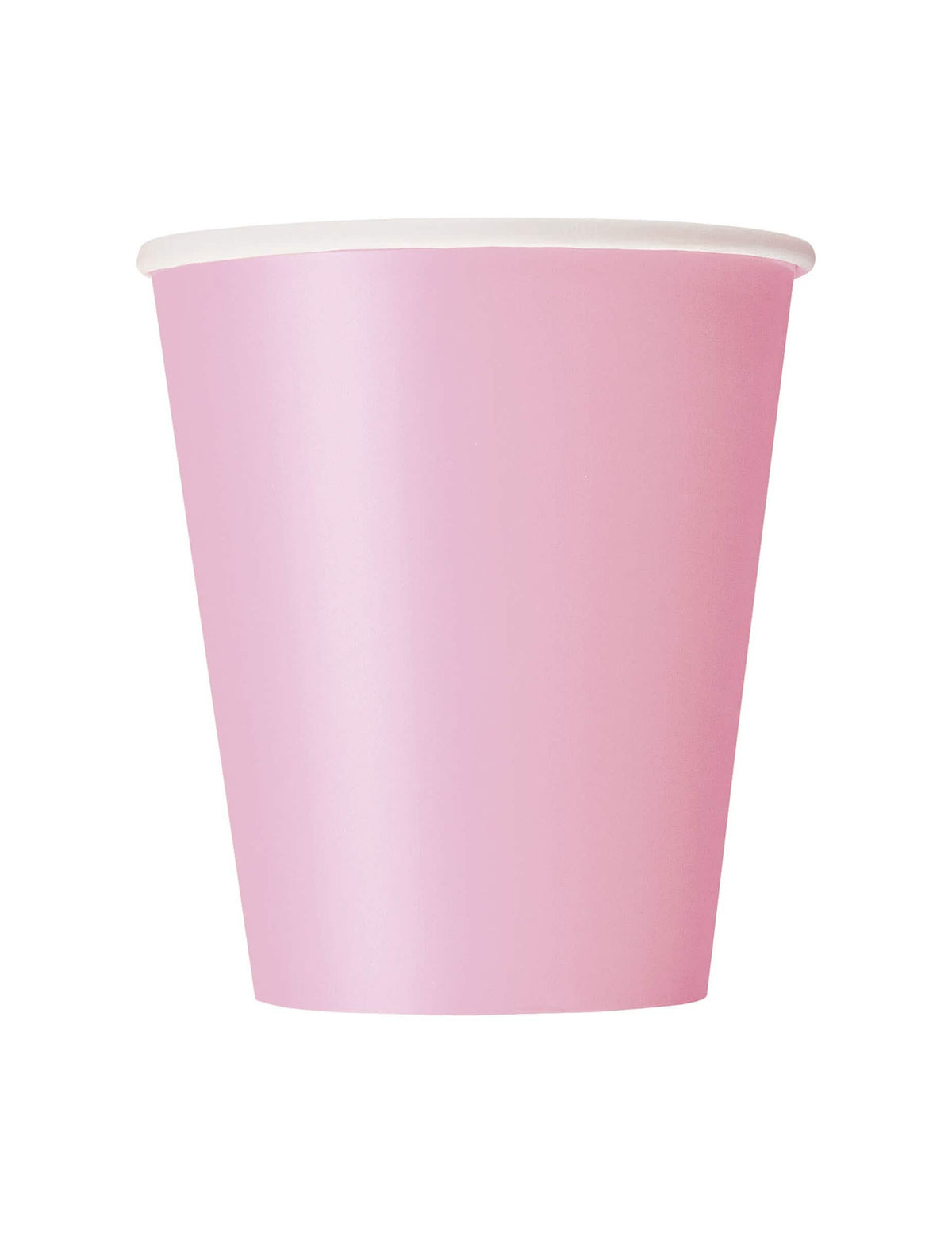 Kartónové poháre na párty svetloružová 210 ml