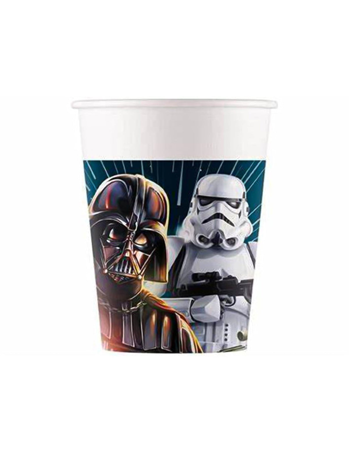 Gobelets en carton Star Wars Galaxy avec Dark Vador et Stormtrooper