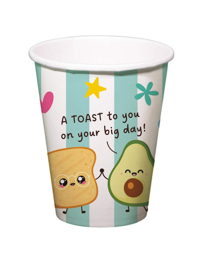 8 pohárov Kawaii Party 250 ml