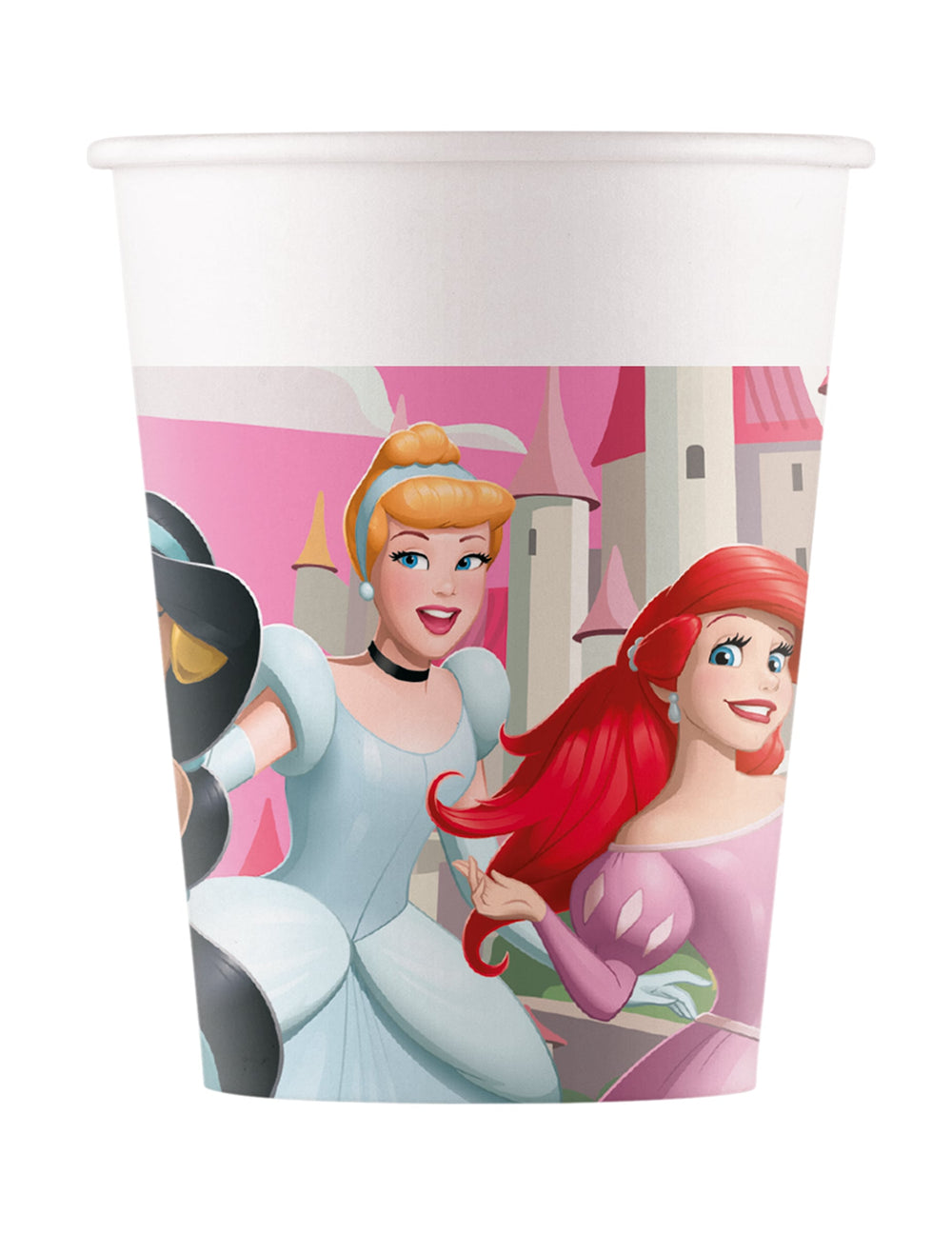 Gobelets Princesses Disney pour enfant roses avec Cendrillon et Ariel