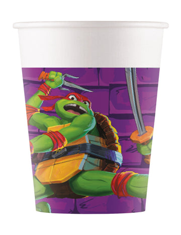 8 pohárov Teenage Mutant Ninja Turtles Next Generation™ 200ml