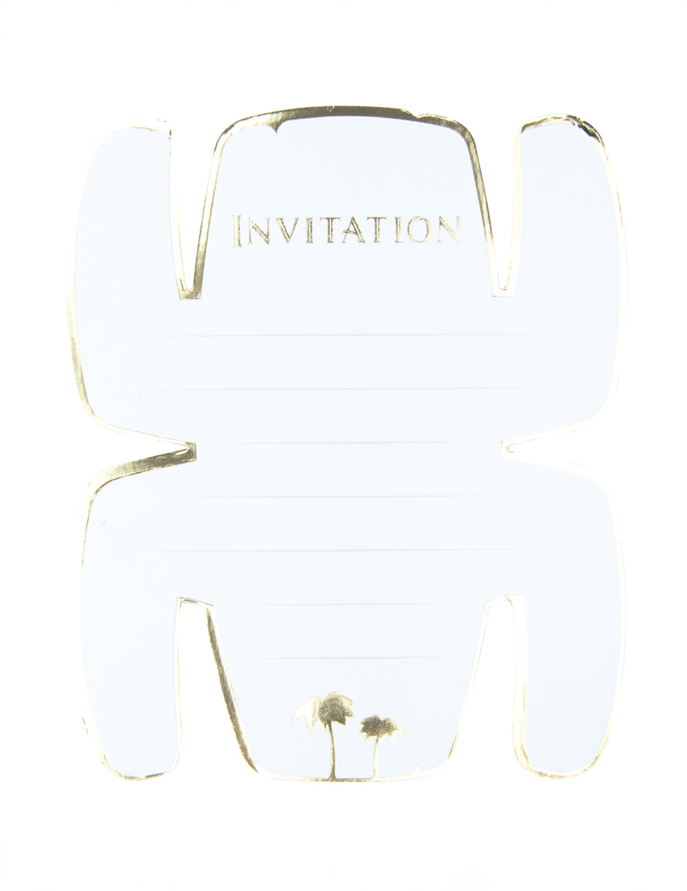Détail de la zone d'écriture des invitations totem aventurier