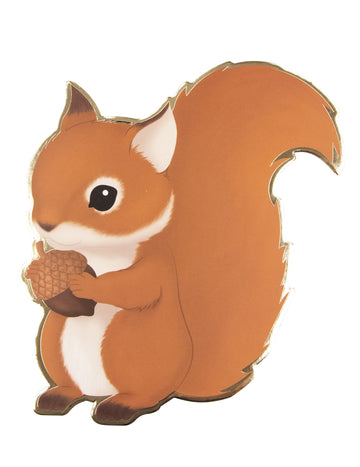 8 pozvánok s lesnými veveričkami 14 x 13 cm zvieratá z lesa