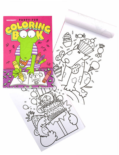 8 livres de coloriage motifs animaux pour enfant rose avec pages de dessins à colorier