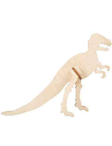 8 drevených 3D pripomienkovačov s dinosaurom a T-Rexom k narodeninám