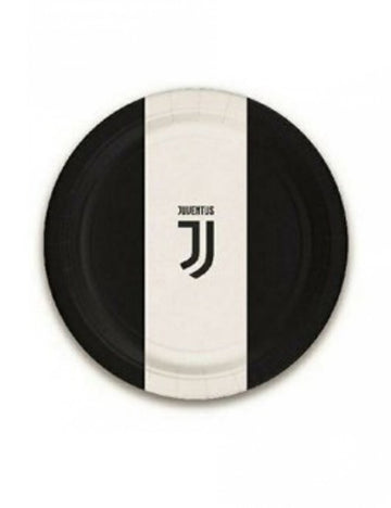 8 Small Juventus Cardboard Plates 18 cm