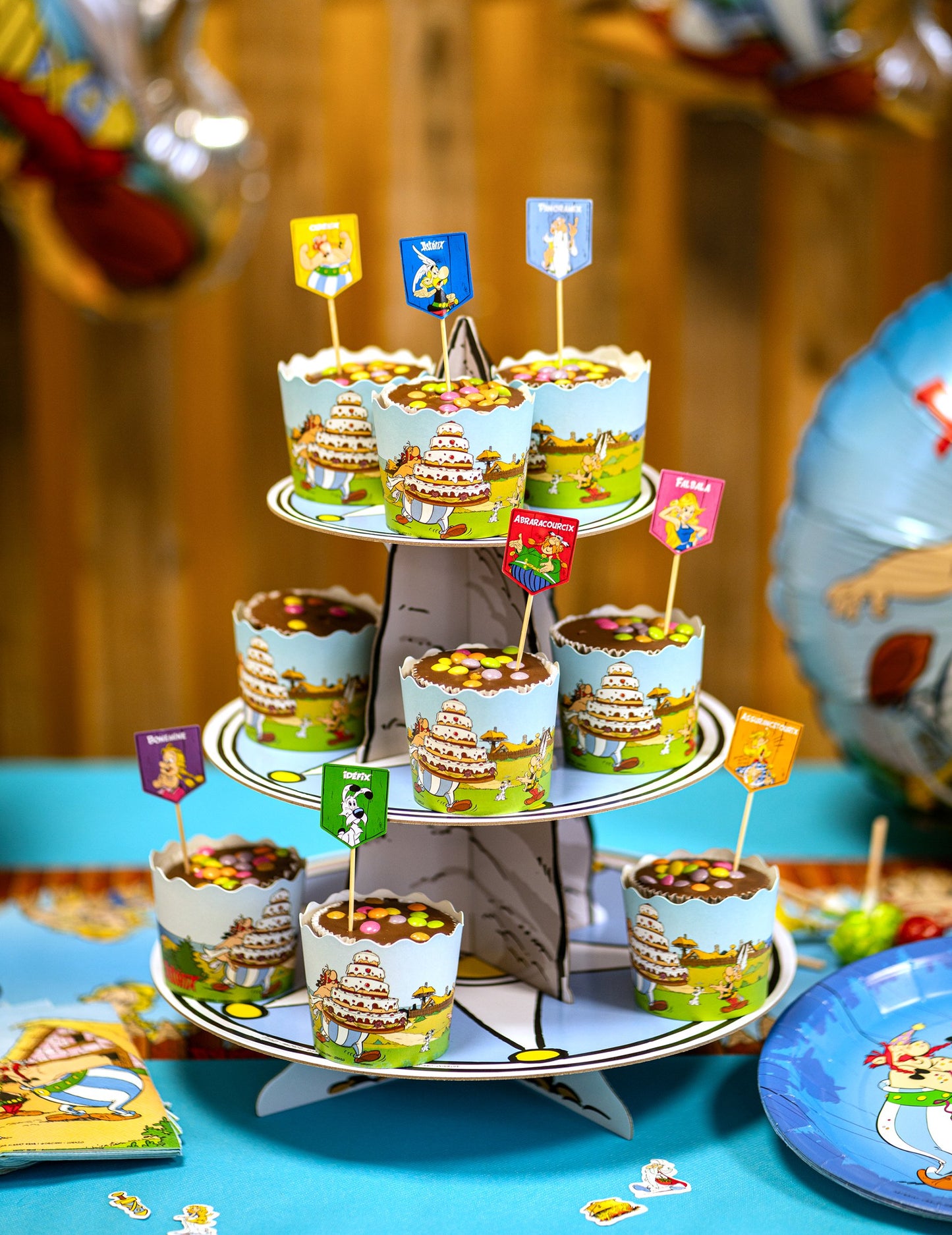 8 vrchol v Asterix Cupcakes