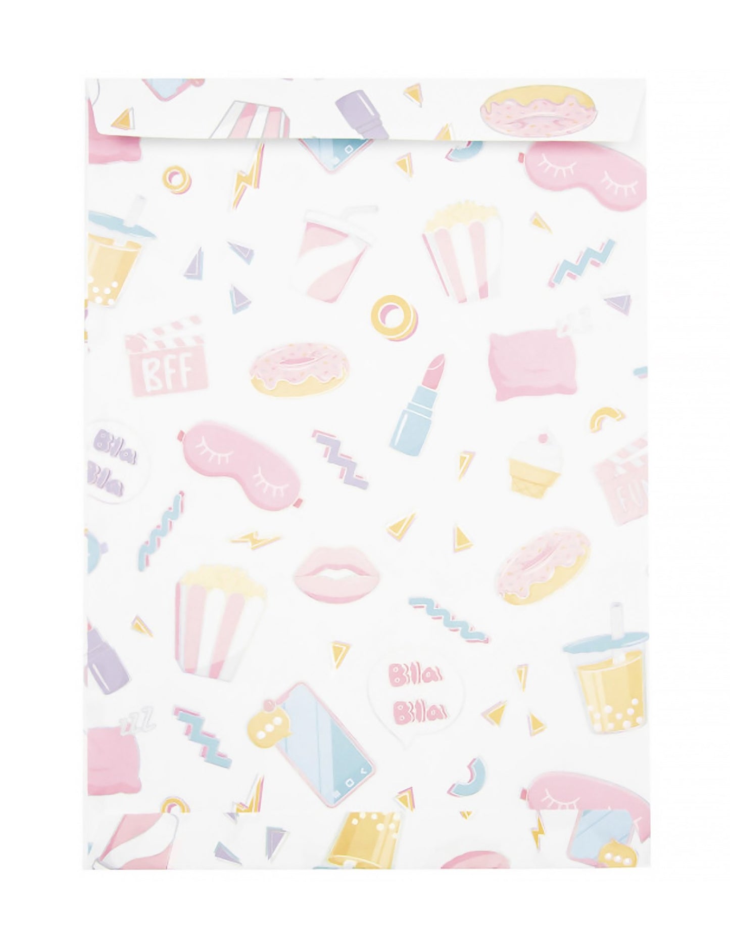 8 papierových darčekových tašiek na pyžamá, 15x21 cm