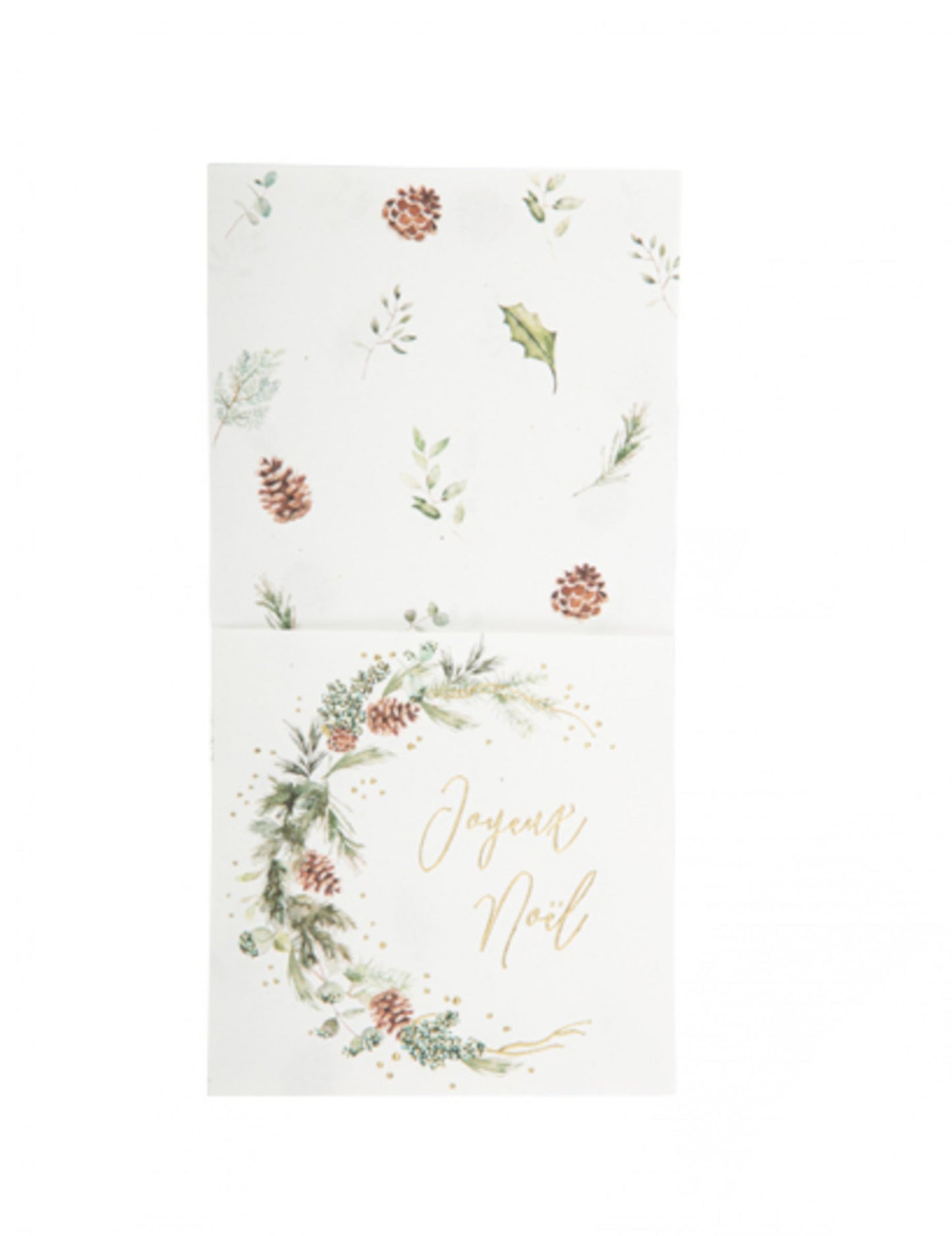 8 držiakov na príbory Enchanted Forest 10 x 20 cm Veselé Vianoce