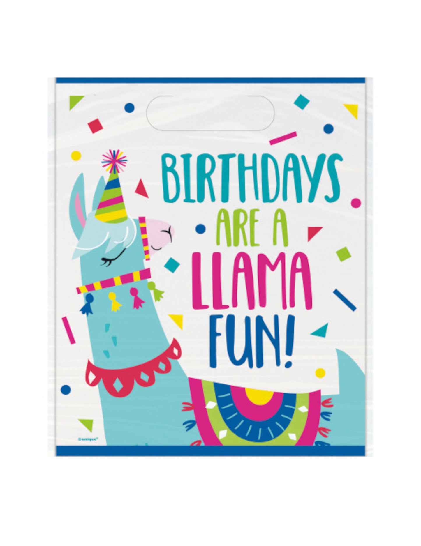 8 darčekových tašiek s motívom lamy k narodeninám dieťaťa