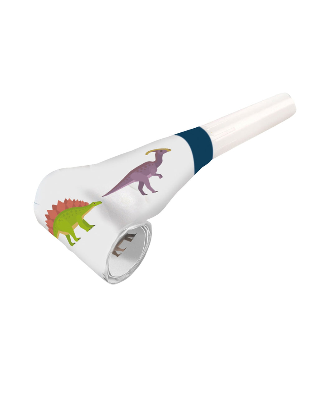 Sans-gênes grands dinosaures pour anniversaire blanc avec motifs multicolores