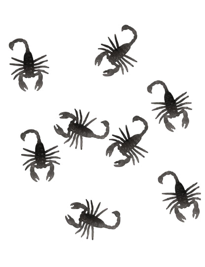 8 Čiernych škorpiónov 6 cm