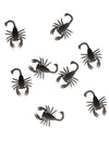 Lot de 8 scorpions pour Halloween noirs