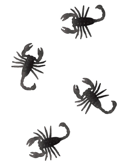 8 Čiernych škorpiónov 6 cm