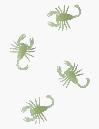 8 fosforeskujúcich škorpiónov 5 cm