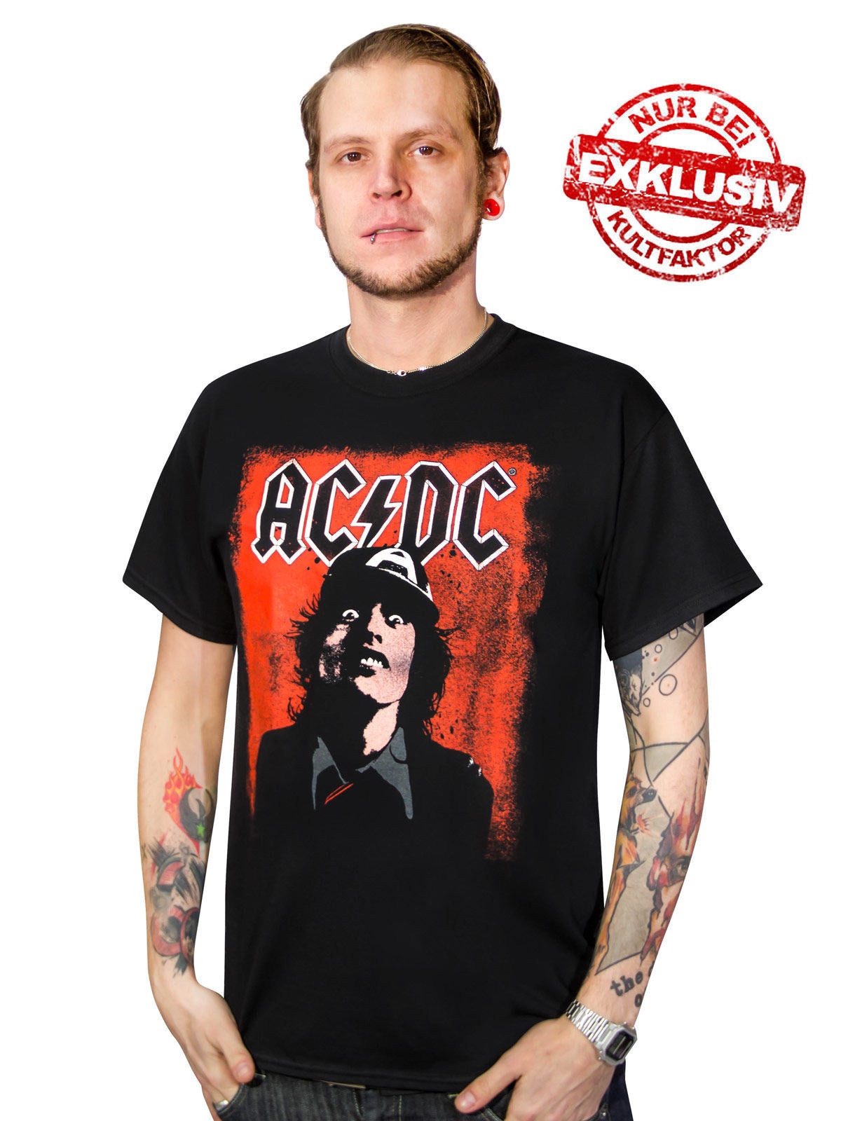 AC/DC Silly Face Exclusive Angus čierno-červeno-biely 