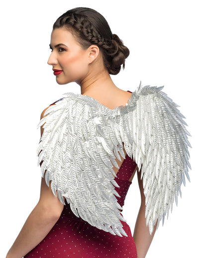 Ailes d'ange glamour pour adulte argentées