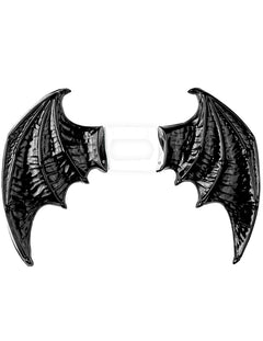 Halloween čierne krídla