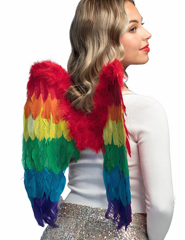 Viacfarebné krídla 50 x 50 cm dospelých