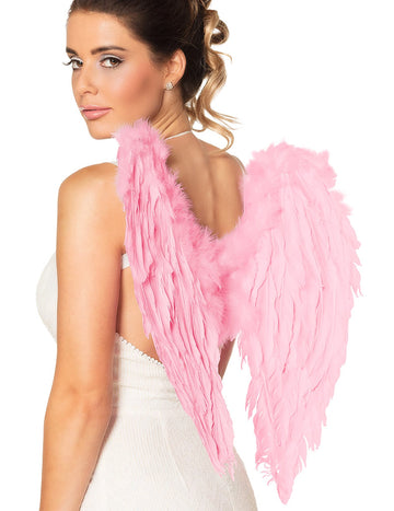 Čepele ružových krídiel 50 x 50 cm dospelých