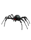 Araignée géante Halloween pour décoration noire avec yeux rouges