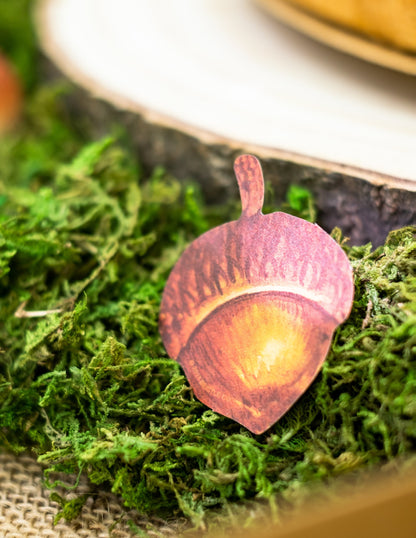 Súprava 11 kartónových jesenných listov 