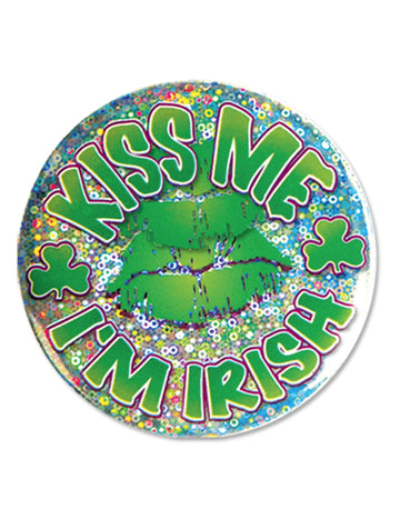 Odznak Kiss me I'm Irish Svätý Patrik 