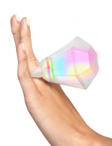Bague lumineuse petit verre pour adulte multicolore