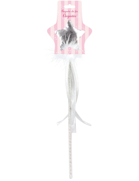 Détail du packaging de la baguette de fée pour fille