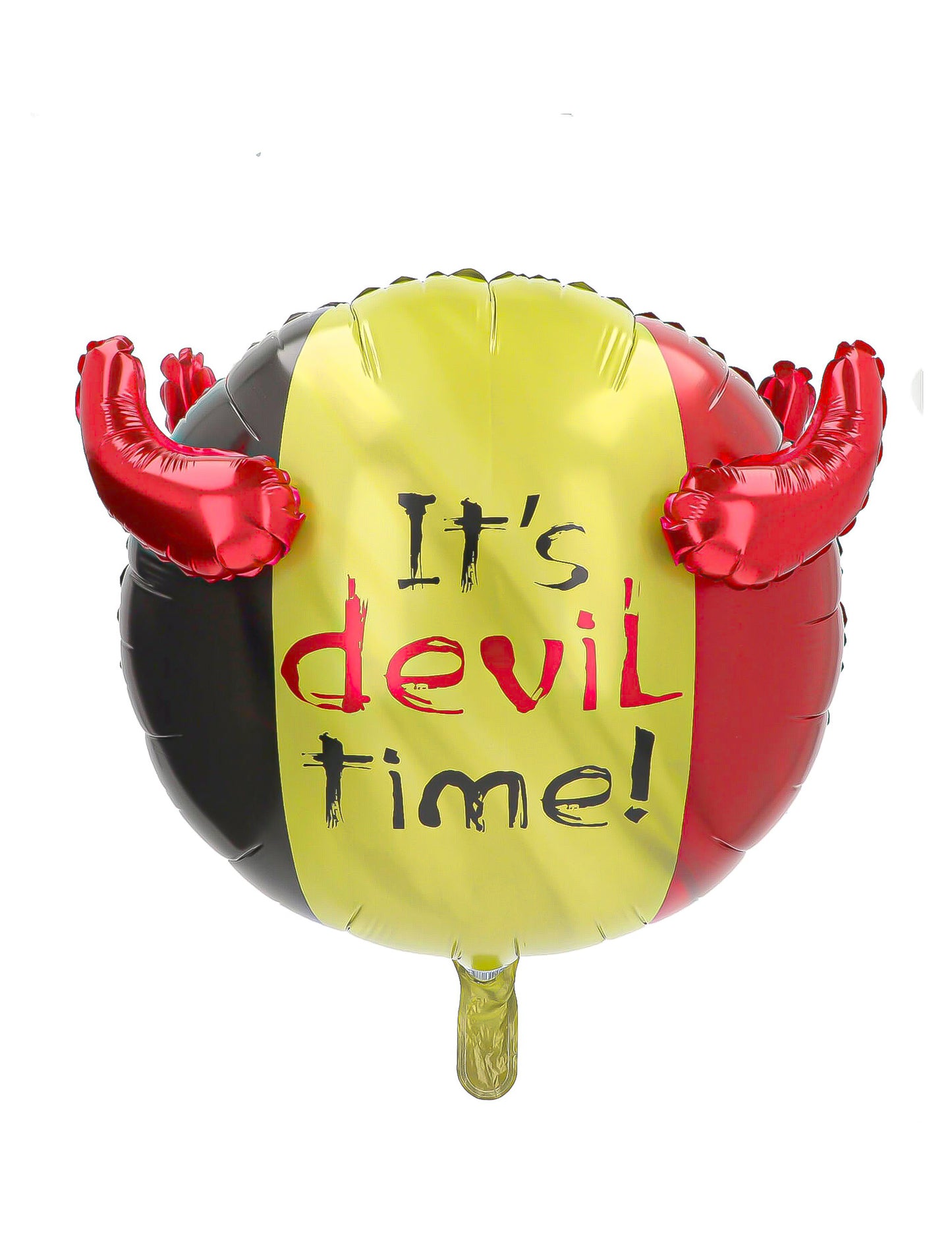 3D hliníkový balón Belgicko „It's Devil Time!“ 56 cm