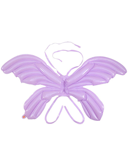 Obrovský fóliový balón s fialovými krídlami víly 122 x 89 cm