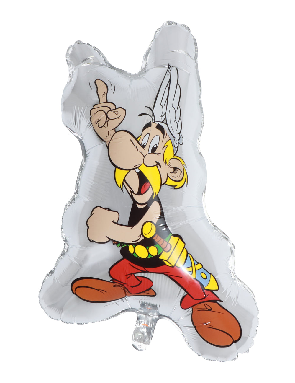 Ballon aluminium Astérix argenté et multicolore
