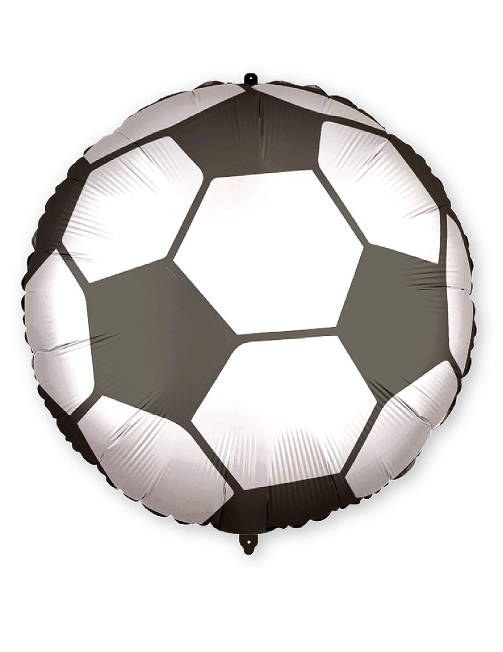 Ballon aluminium Foot noir et blanc
