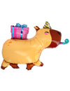 Hliníkový balón Birthday Capybara 69 x 50 cm