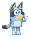 Ballon aluminium Bluey pour enfant bleu