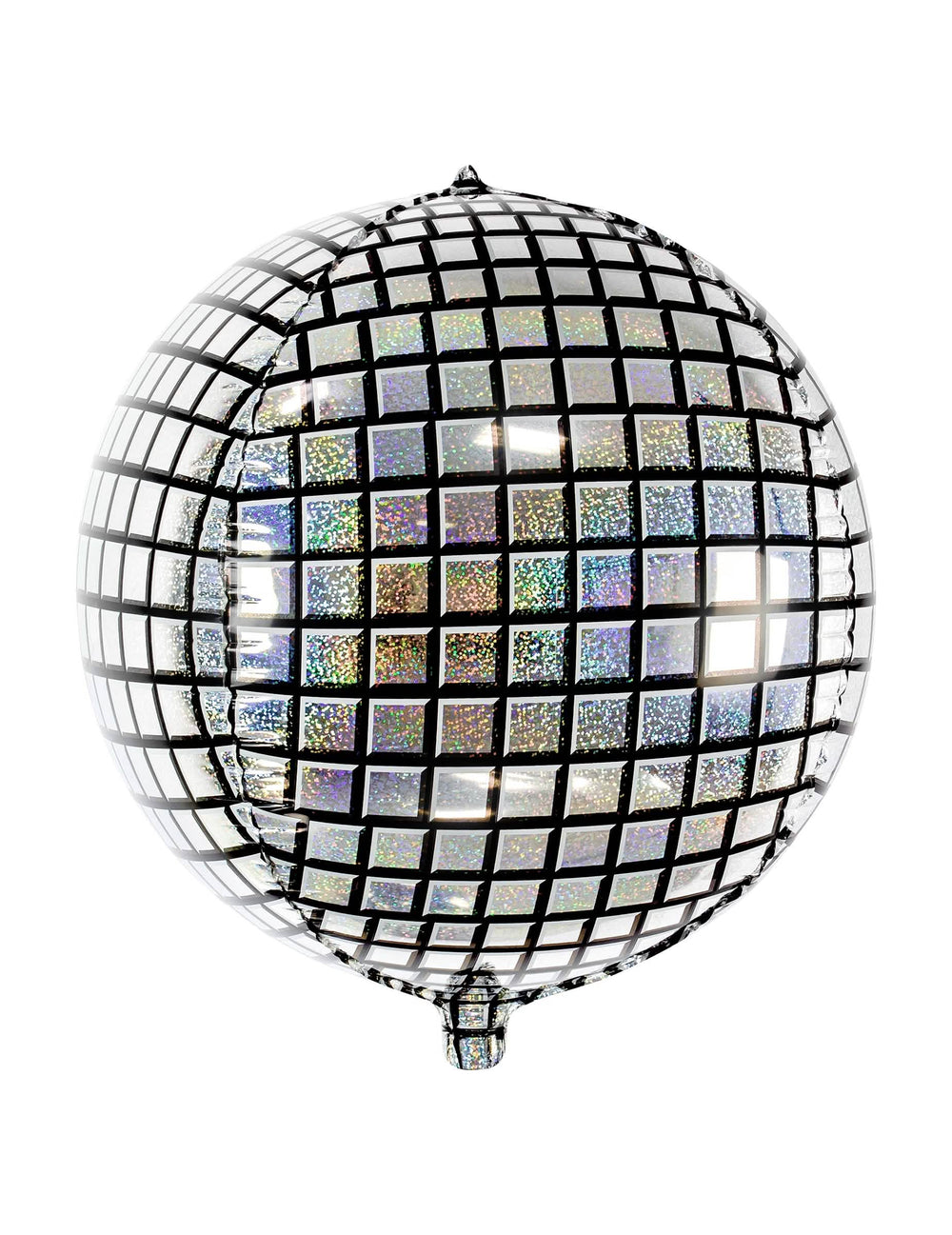 Hliníkový balón disco guľa strieborná a trblietavá