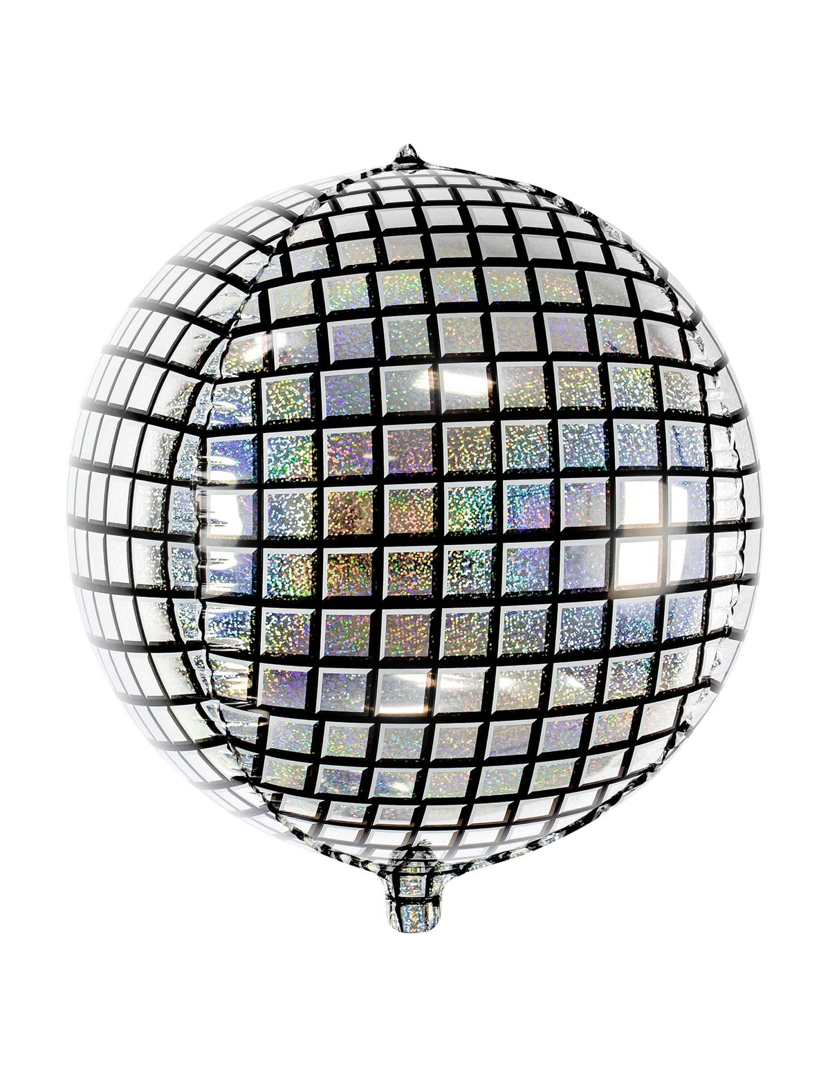 Hliníkový balón disco guľa strieborná a trblietavá