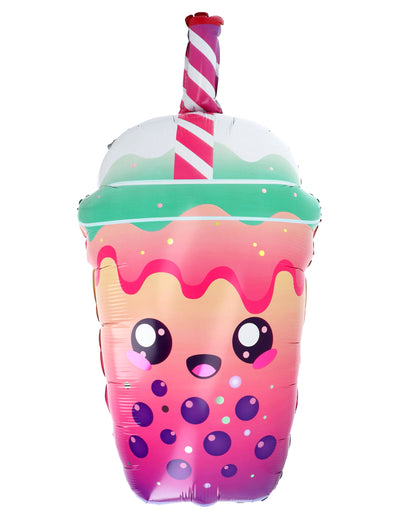 Fóliový balón Bubble Tea 38 x 76 cm