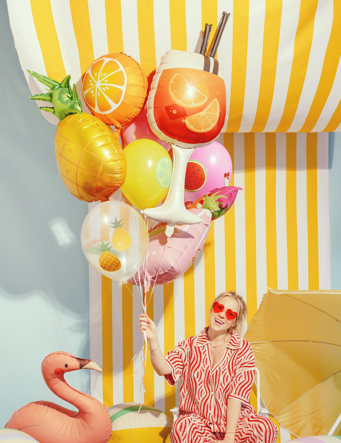 Héliový balón Cocktail Spritz 34 x 100 cm