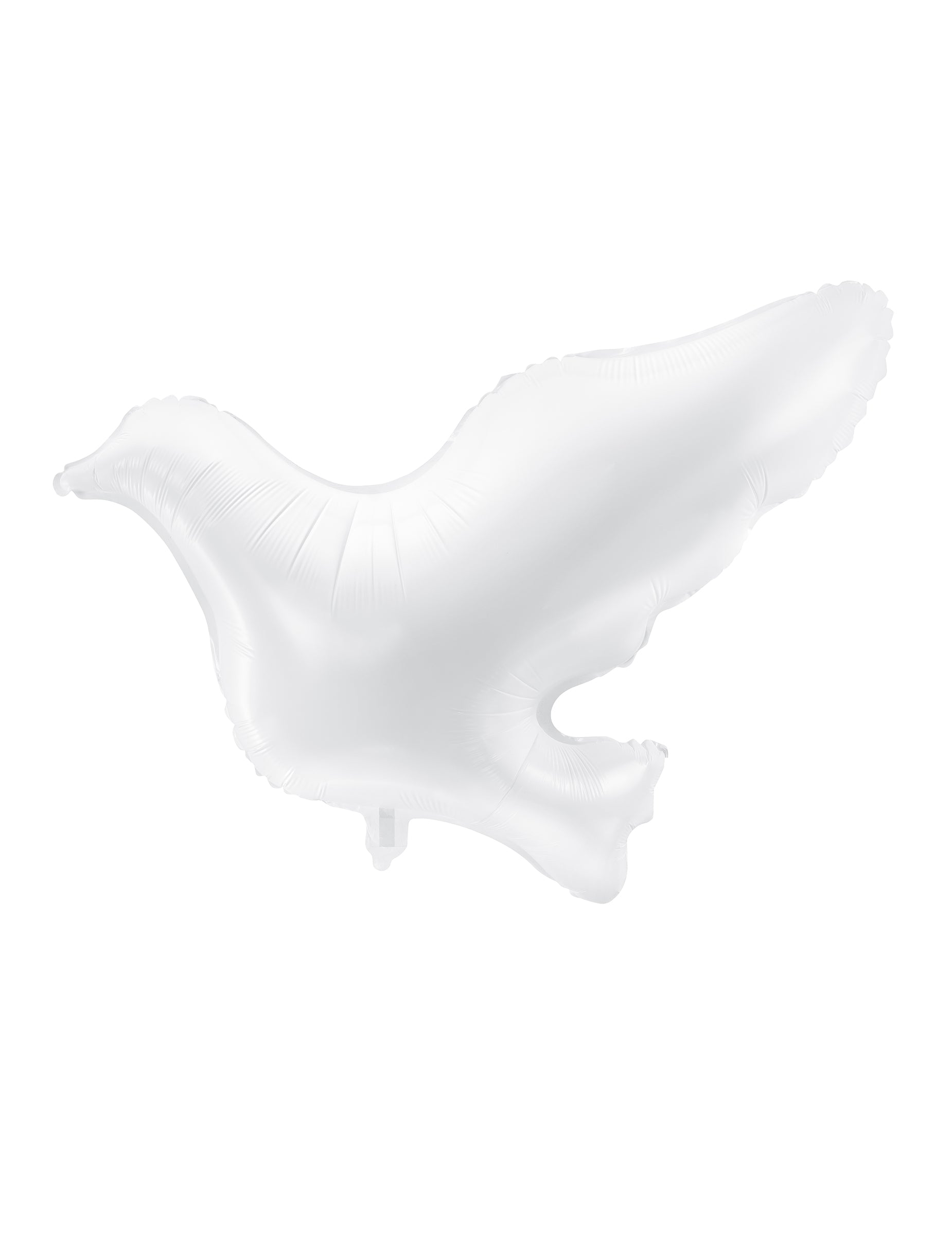 Ballon aluminium colombe pour décoration blanche