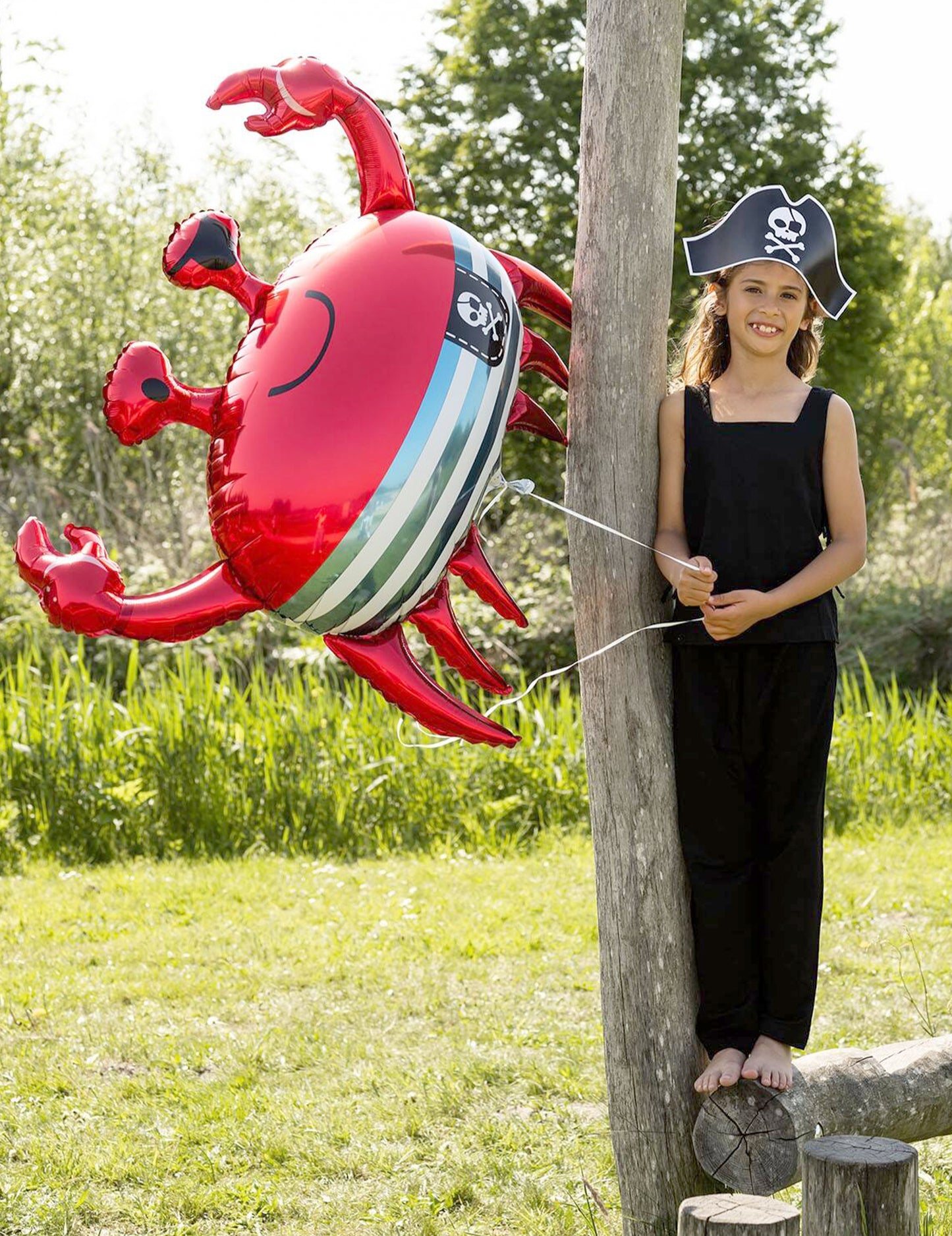 Hliníkový balón krab 93 × 75 cm