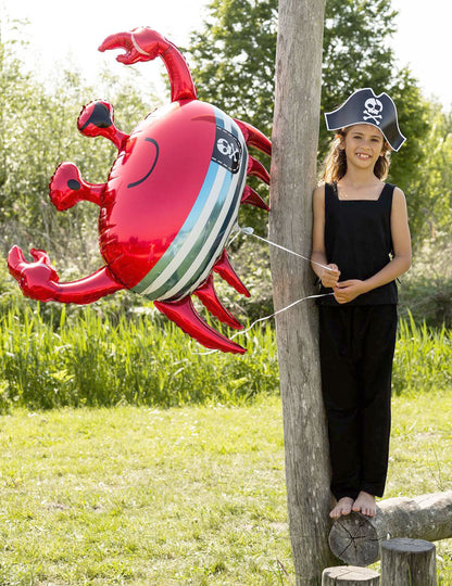 Hliníkový balón krab 93 × 75 cm